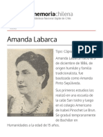 Amanda Labarca - Memoria Chilena - Portal
