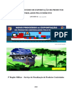 CONCESSÃO DE REGISTRO - CAC Manual Do Processo de Exportação de Produtos Controlados Pelo Exército Lpco-du-e – Versão- Maio 2018