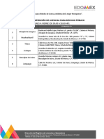 Módulos de Expedición y Renovación de Licencias de Conducir de Servicio Público