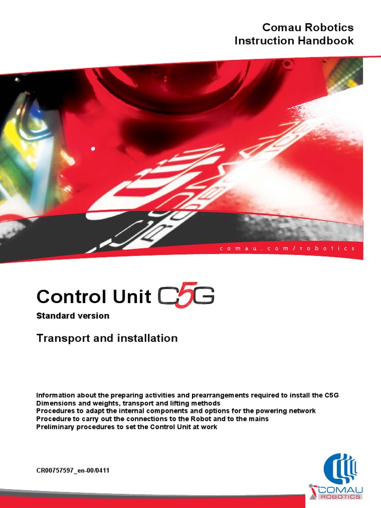 C5G Transport and Installation | PDF | Robot | Robotics