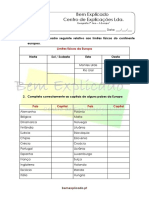 A.4.2 - Ficha de Trabalho - A Europa