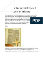10 Most Influential Sacred Texts in History