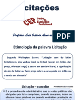 CEP - Licitações e Contratos - Professor Luis Octavio