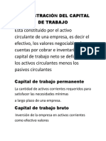 ADMINISTRACIÓN CAPITAL TRABAJO