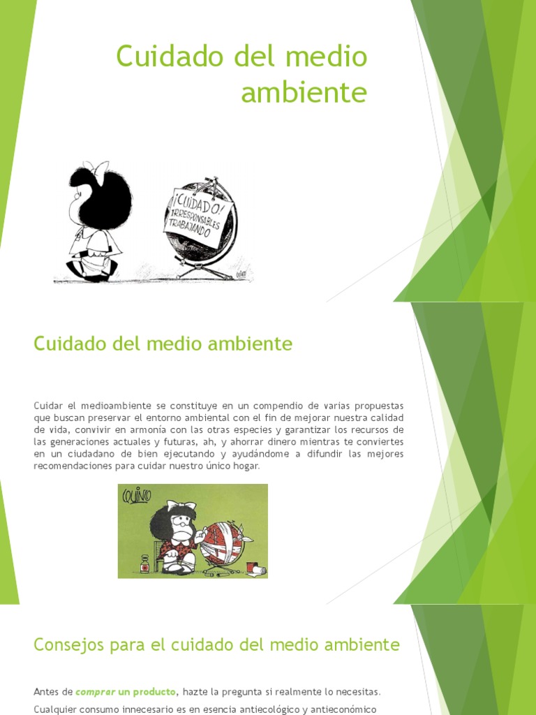 Cuidado Del Medio Ambiente | PDF | Residuos | Reciclaje
