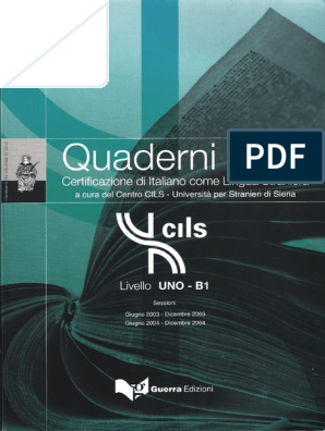 Percorso Cils b1 Cittadinanza PDF Unita 1