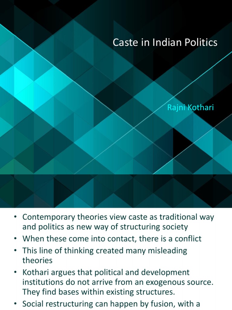 Caste Dynamics in Indian Politics | PDF