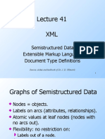 Semistructured Data Extensible Markup Language Document Type Definitions