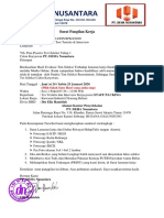 Surat Undangan Jadwal Tes Packing