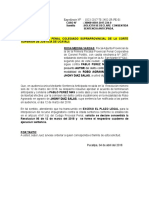 Modelo de Escrito para Solicitar DECLARAR CONSENTIDA SENTENCIA ANTICIPADA