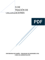 1-1 LA ADMINISTRACIÓN DE ORGANIZACIONES