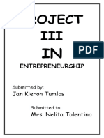 Project in Entrep
