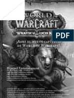 Manual World of Warcraft: Wrath of The Lich King (Español)