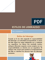 Estilos de Liderazgo