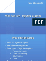 Web security - How to defend against injection exploits under 40 characters