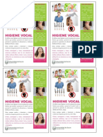 FOLLETO HIGIENE VOCAL