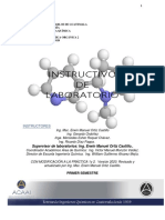 Instructivo de laboratorio de Química Orgánica 2