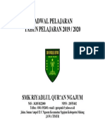 Cover Jadwal Pelajaran