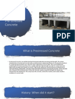 Prestressed