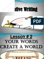 Your Words Create A World