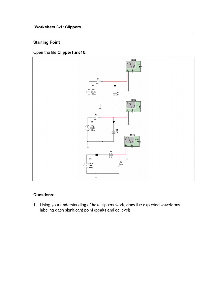 Section 3 Diodes Laboratory PDF Rectifier Diode