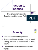 Introduction To Economics: Basic Economics With Taxation and Agrarian Reform