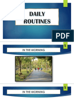 DAILY ROUTINEs