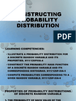 Constructing Probability Distribution