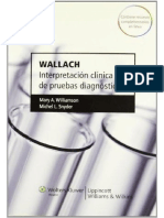 Wallach. Interpretación Clínica de Pruebas Diagnósticas 9na. Edición Mary A. Williamson & Michel L. Snyder PDF