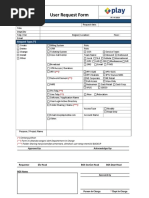 IT User Access Request Form | PDF | Online Services | Telecommunications