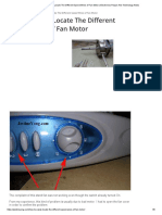 How To Easily Locate The Different Speed Wires of Fan Motor - Electronics Repair and Technology News