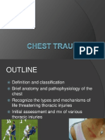 Trauma of Area of Chest Operation Powerpoint Presentation