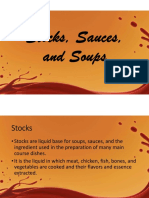 Stocks Sauces and Soups