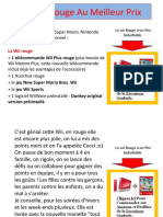 La Wii Rouge Au Meilleur Prix