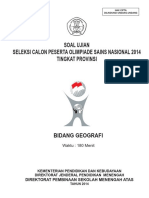 OSP Geografi 2014 - Soal