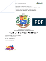 Acta Constitutiva CC La 7 Santa Martha