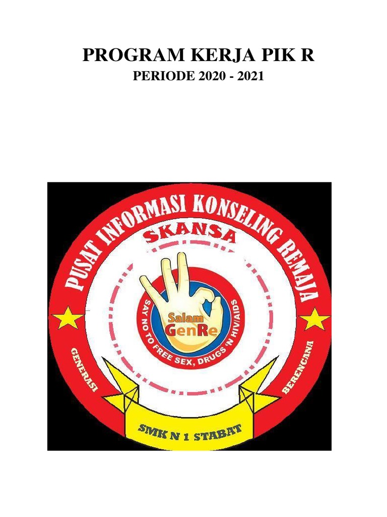 Program kerja pik r smk negeri 1 stabat pik r skansa pdf