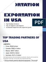 Importation & Exportation in Usa