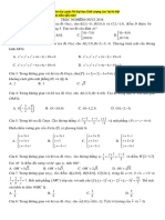 Trac Nghiem Oxyz 2018 Co Dap An PDF