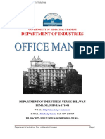 Deptt of Industries Manual HP PDF