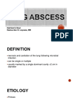 Lung Abscess Causes and Treatment