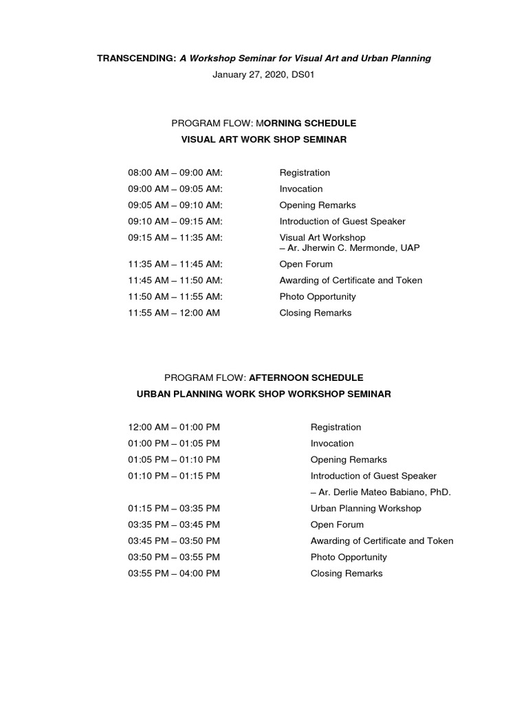 43+ Sample Closing Program For Seminar