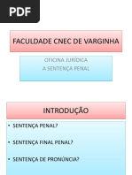 OFICINA SENTENÇA PENAL