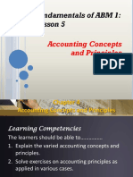 Lesson 5 Accounting Concepts and Principles