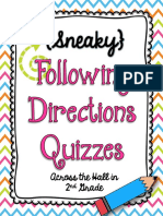 DirectionsQuiz PDF