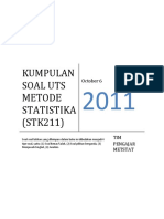Kumpulan Soal Uts Metode Statistika STK2