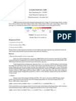 Air Quality Health Index Calculation