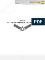 Modul 1 Fisika - Dasar Matematika Untuk Fisika