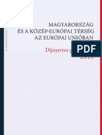 Magyarország És A Közép-Európai Térség Az Európai Unióban Díjnyertes Pályázatok 2018 PDF