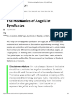 The Mechanics of AngelList Syndicates - by David E. Weekly